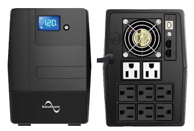 No-Break DATASHIELD KS-1500 LCD – 1500 VA, 900 W, Negro