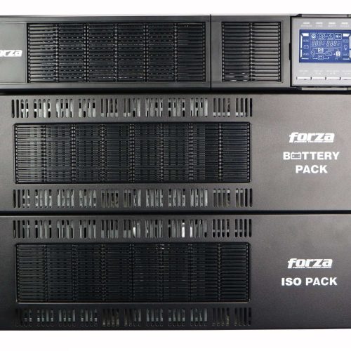 No Break FDC-106KMR-ISO FORZA – 6000 VA, 6000 W, Negro