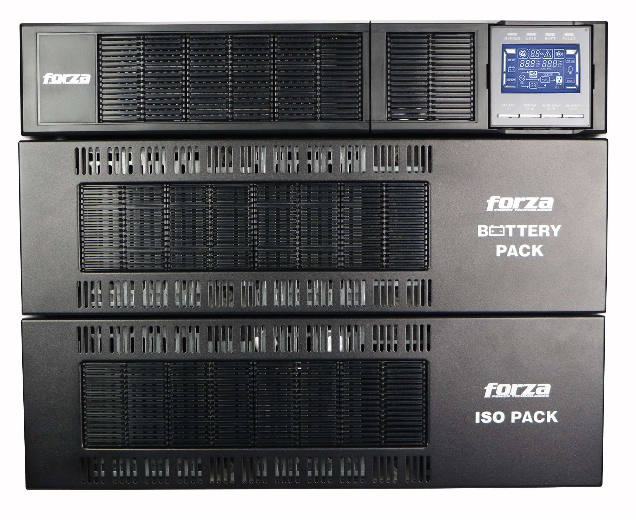 No Break FDC-106KMR-ISO FORZA – 6000 VA, 6000 W, Negro