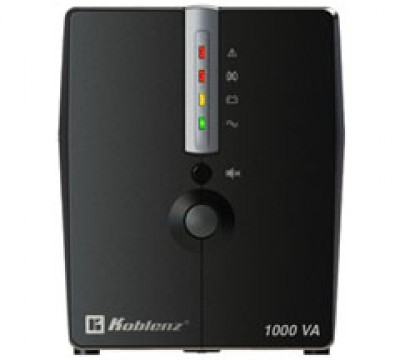 No-Break KOBLENZ 10017 USB/R – 1000 VA, 500 W, 1 H, Negro, Hogar Y Oficina