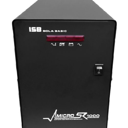 No-Break Industrias Sola Basic MICROSR 1000 VA – 1000 VA, 650 W, Color Blanco, Hogar Y Oficina