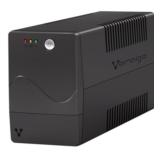 No Break Vorago UPS-400 1 – 000 VA 600W, 6 Contactos Con Respaldo, Hogar Y Oficina