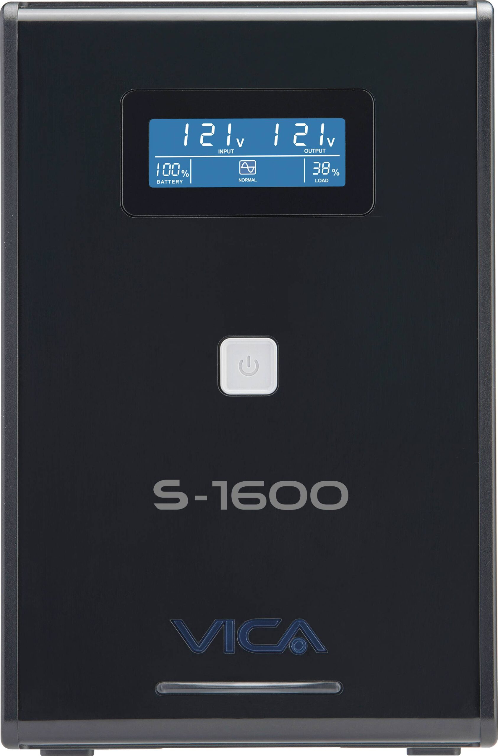 No Break Interactivo S1600 – 1600VA/900W, Entrada 127 VCA 60 Hz, Salida 120 VCA, 5 Tomas Reguladas/5 Reguladas Y Respaldadas, RJ11/45, Pantalla LCD