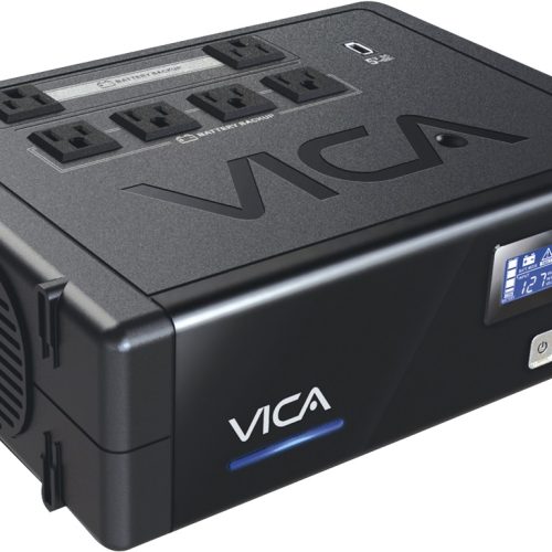 No Break Interactivo REV 700 – 700VA/400W, 6 NEMA 5-15R Protegidos, Entrada 127VCA 60Hz, Salida 110/120VCA, Pantalla LCD, 1 Puerto USB Para Recarga