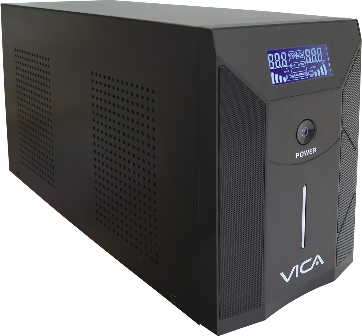 No Break Interactivo S3000 – 3000VA/1800W, Entrada 85/145VCA 60Hz, Salida 120VCA, 8 NEMA 5-15R Protegidos, RJ11/RJ45, Pantalla LCD, Breaker Termico