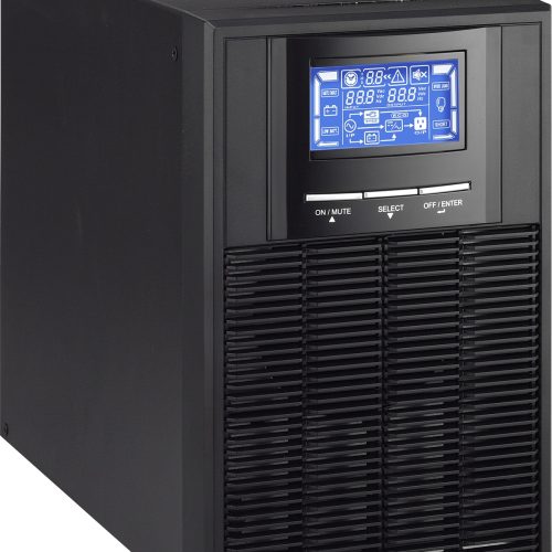 UPS Online Doble Conversión Monofasico Torre GAMMA 1K 1000VA/900W – 3 NEMA 5-15R Protegidos, Entrada 5/15P Voltaje 60/145VCA, Salida 110/115/120/127VCA