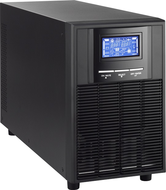 UPS Online Doble Conversión Monofasico Torre GAMMA 2K 2000VA/1800W – 4 NEMA 5-15/20R Protegidos, Entrada 5/15P Voltaje 60/145V, Salida 110/115/120/127V