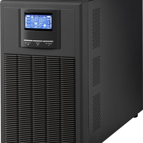 UPS Online Doble Conversión Monofasico Torre GAMMA 3K 3000VA/2700W – 4 NEMA 5-15/20R Protegidos, Entrada L5/30P Voltaje 60/145V, Salida 110/115/120/127VA