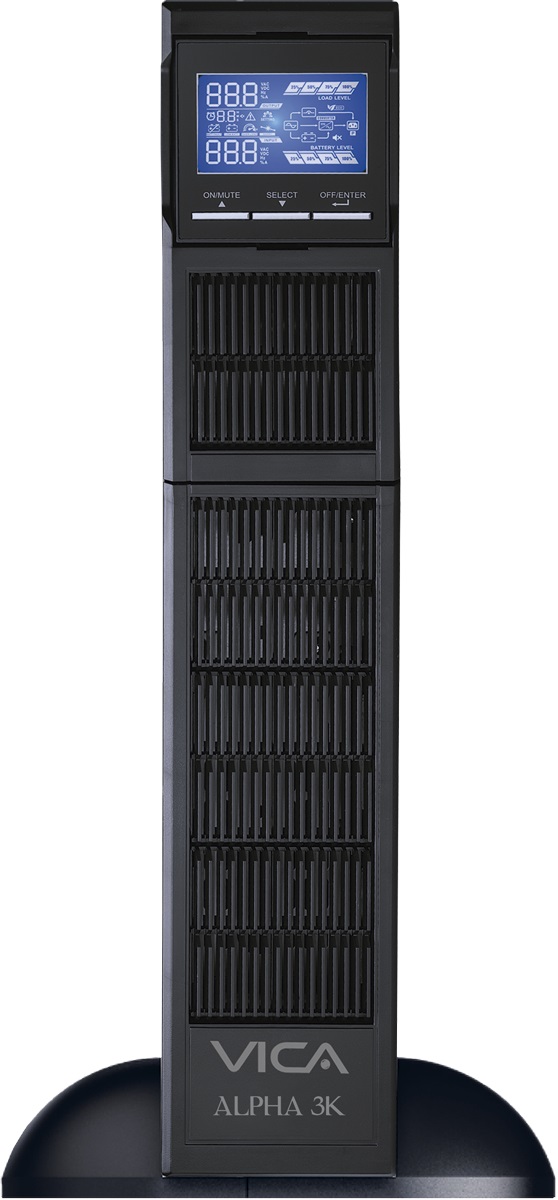 UPS Online Doble Conversión Rack ALPHA 3K 220 3KVA/3KW – 8 NEMA 5-15/20R Protegidos, Entrada NEMA L5-30P 110/300Vca, Salida 208/240Vca, 1 NEMA L5-30R