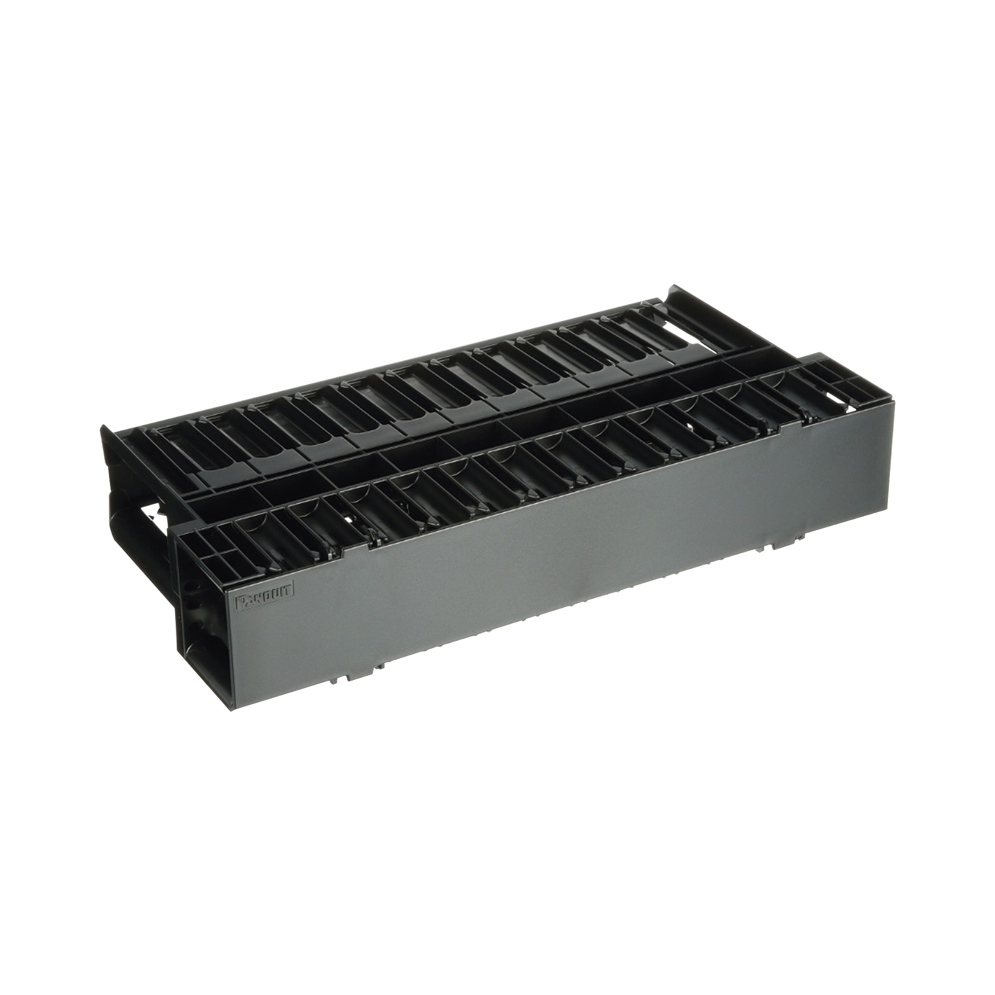 PANDUIT NCMH2 Organizador de Cables Horizontal NetManager, Doble (Frontal y Posterior), Para Rack de 19in, 2UR