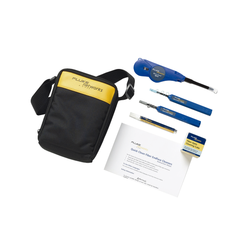 FLUKE NETWORKS NFC-KIT-CASE-E Kit Avanzado de Limpieza de Fibra Óptica, Para 2150 Procesos de Limpieza