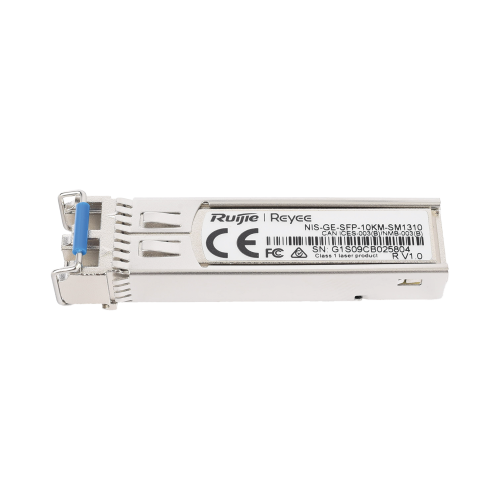 RUIJIE NIS-GE-SFP-10KM-SM1310 Transceptor Industrial LC Monomodo SFP 1G, hasta 10 Kilómetros, Longitud de Onda 1310 nm, soporta Temperaturas de -40° a 85° C