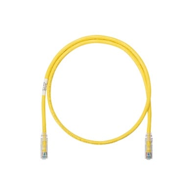 PANDUIT NK6PC10YLY Cable de parcheo UTP Categoría 6, con plug modular en cada extremo – 3 m – Amarillo