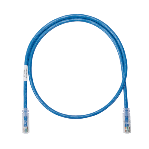 PANDUIT NK6PC25BUY Cable de parcheo UTP Categoría 6, con plug modular en cada extremo – 25 ft. – Azul