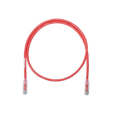 PANDUIT NK6PC5RDY Cable de parcheo UTP Categoría 6, con plug modular en cada extremo – 1.5 m. – Rojo