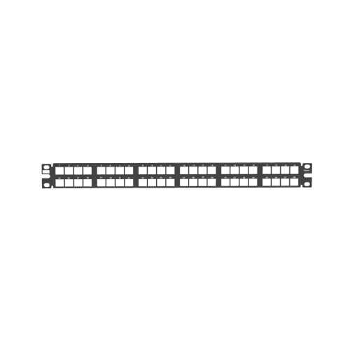 PANDUIT NKPP48HDY PANEL DE PARCHEO MODULAR DE ALTA DENSIDAD, KEYSTONE (SIN CONECTORES), IDENTIFICACIÓN CON ETIQUETA ADHESIVA, DE 48 PUERTOS EN 1 UR
