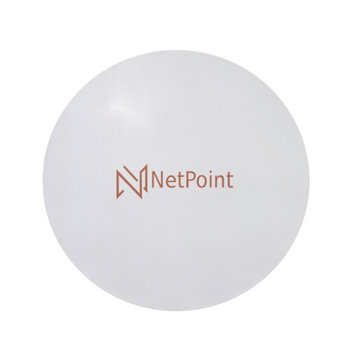 NetPoint NP66 Antena Direccional, 6 ft, 5.9-7 GHz, Ganancia 37 dBi, SLANT de 45 ° y 90°, Incluye Jumpers con conector N-Macho a RSMA, montaje y radomo incluido.