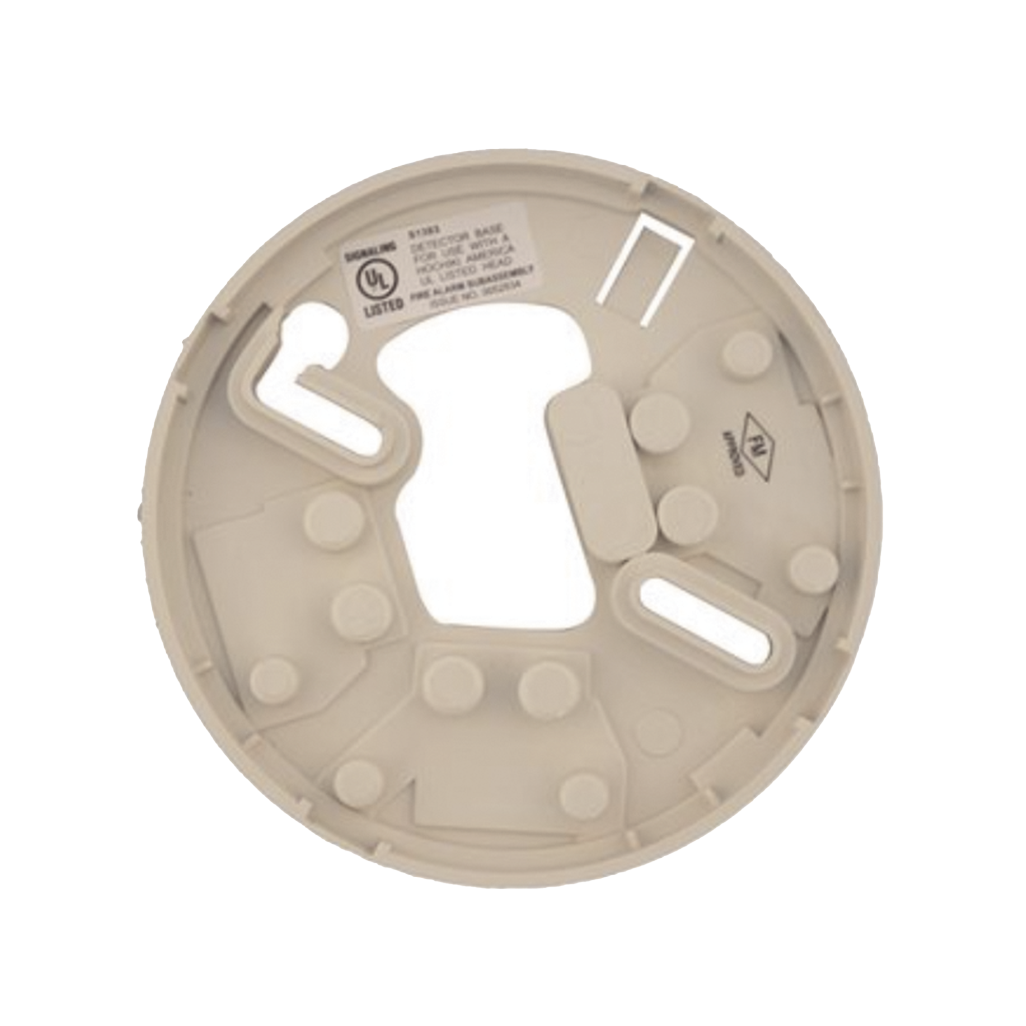 HOCHIKI NS4-100 Base Para Detector Convencional Hochiki, Diámetro 4″, 2 Hilos, 24 Vcd (0300-04030 IT), Color Hueso