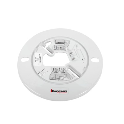 HOCHIKI NS6-100 Base Para Detector Convencional Hochiki, Diámetro 6″, 2 Hilos, 24 Vcd (0300-04070 IT), Color Hueso