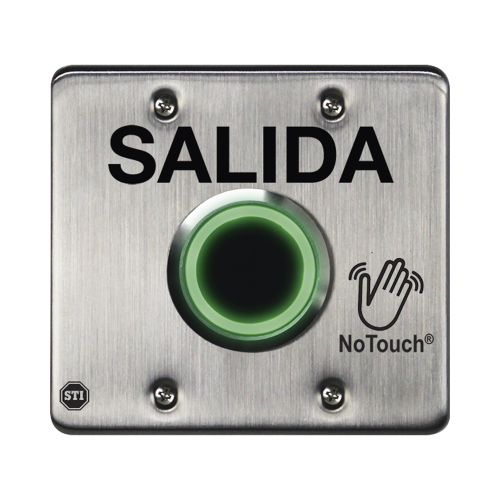 STI NT-SS201-ES Interruptor IR NoTouch® de Acero Inoxidable, Salida Doble, SALIDA