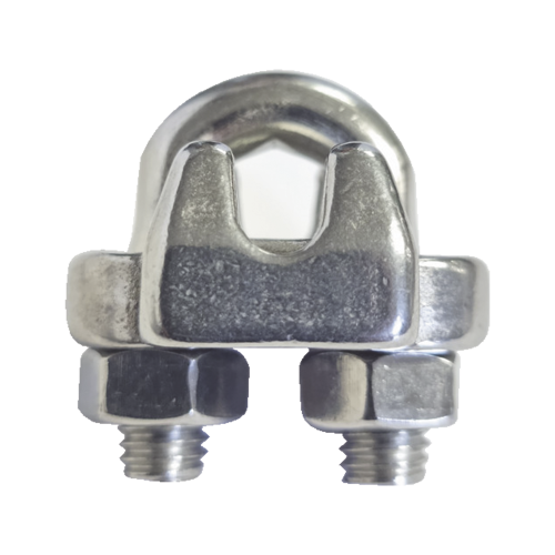 SYSCOM TOWERS NUDO-516-FJSS Nudo/ Perro/ Abrazadera Acero Forjado para Cable de 5/16″, Acero Inoxidable.