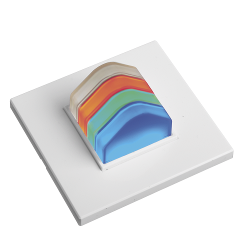 IBERNEX NX0176 Luz de Aviso Cuatri color para Indicar Presencias o Alarmas en Habitación, BUS RS485, Compatible con NX0019/B, NX1021 y NX0015