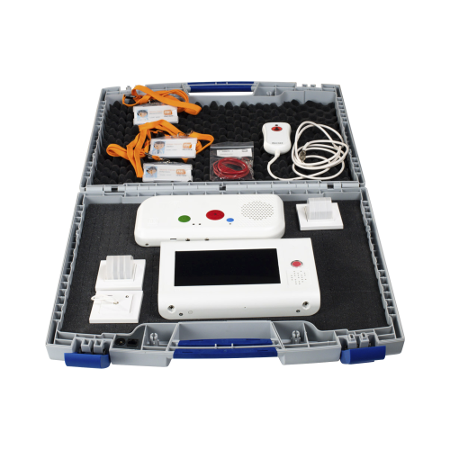 IBERNEX NX0654 Maletín Funcional Demo Sistema de Llamada Paciente Enfermera IP con Terminales IP y Periféricos