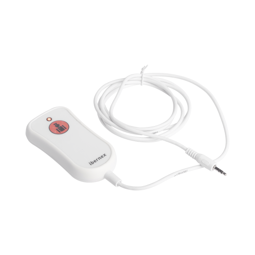 IBERNEX NX0881 Pulsador de Cama con Indicador LED, Marcado Braille, IP67, Compatible con NX0019/B, NX1021, NX0015 y NX0080/J1