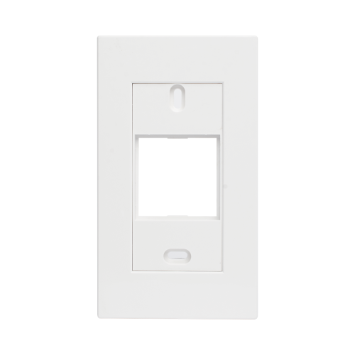 IBERNEX NX9012 Marco blanco con placa metalica para caja americana