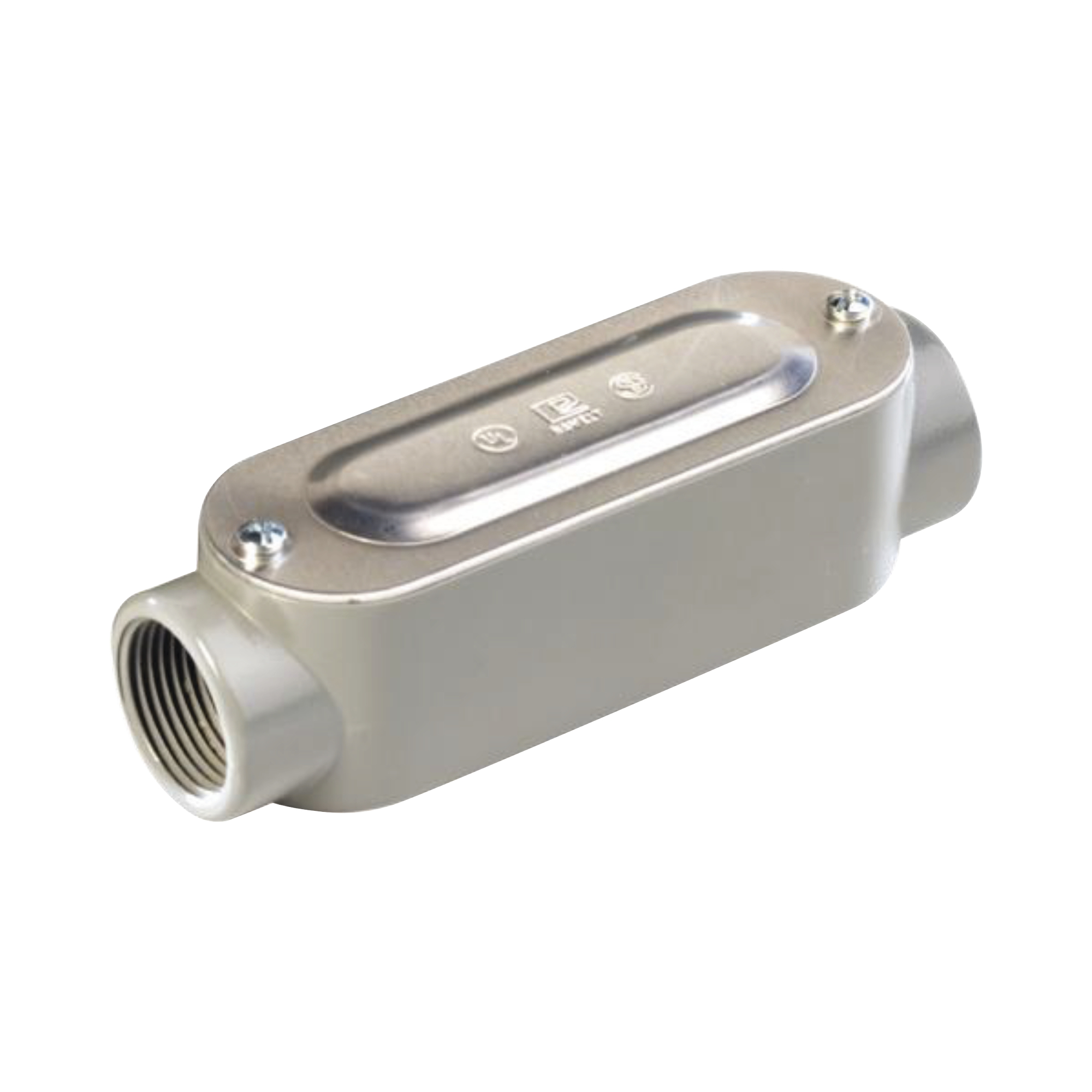 RAWELT OC-2625C Caja oval roscada tipo C de 1 1/4″ (31.8 mm) Incluye tapa y tornillos.