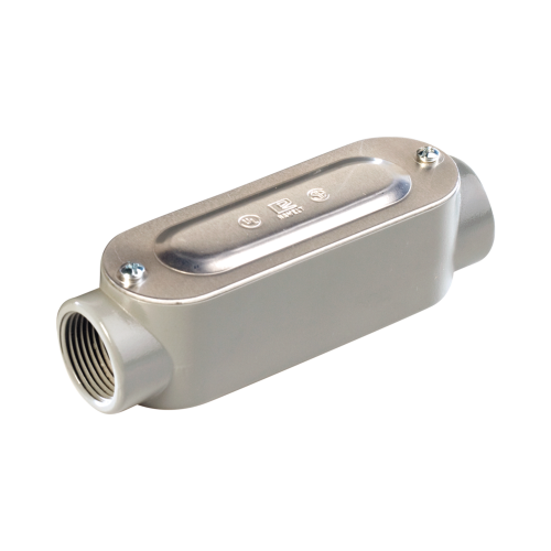 RAWELT OC-2989C Caja Ovalada Roscada tipo C de 1/2″ (12.7 mm), Incluye tapa y tornillos.