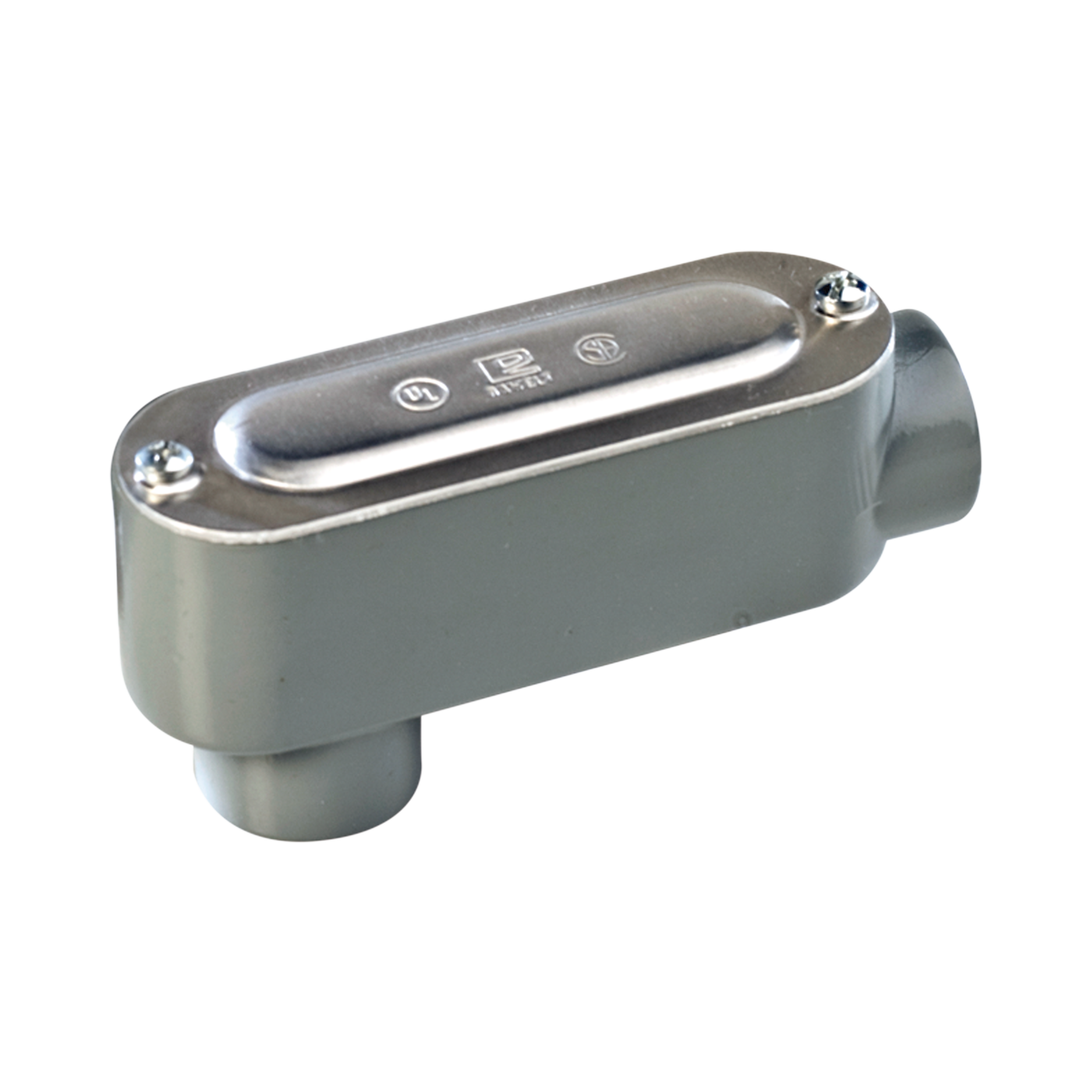 RAWELT OLB-2986C Caja Condulet tipo LB de 1/2″ (12.7 mm) Incluye tapa y tornillos.