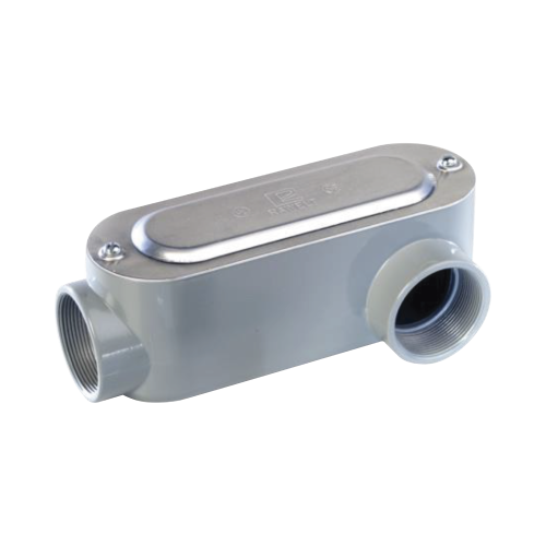 RAWELT OLL-0079C Caja Oval Roscada tipo LL de 1 1/2″ (38.1 mm), Incluye tapa y tornillos.