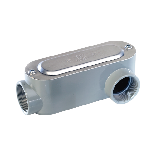 RAWELT OLL-2987C Caja Oval Roscada tipo LL de 1/2″ (12.7 mm), Incluye tapa y tornillos.