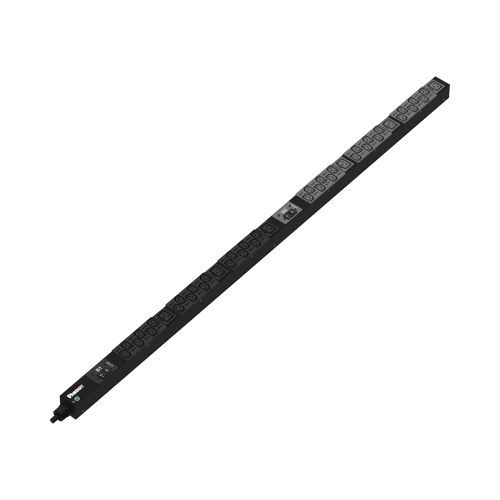 PANDUIT P42B17M PDU Básico para Distribución de Energía, Enchufe de Entrada NEMA L6-30P, Con 36 Contactos C13 y 6 C19, de Instalación Vertical, 30 Amp, 208 Vca