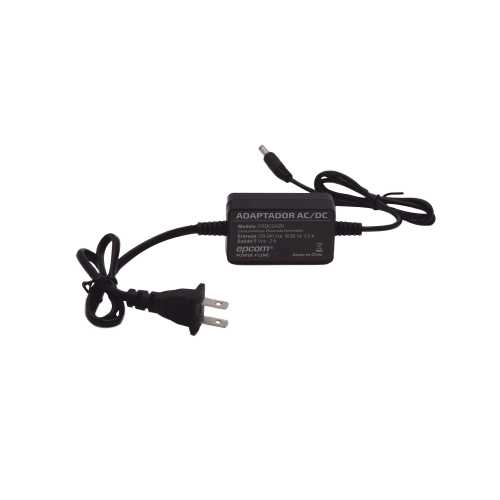 EPCOM POWERLINE P5DC2AZK Adaptador 5 Vcc, 2A, UL, Voltaje de Entrada de 100-240 Vca, Para uso, solo en lectores biométricos de 5 Vcc de la marca ZK