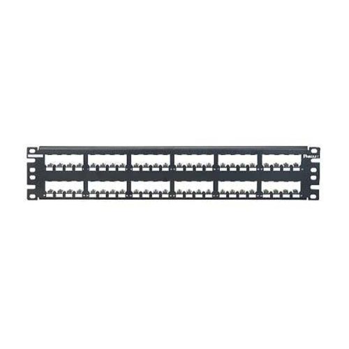 PANEL DE PARCHEO PANDUIT CAT6, 48 PUERTOS RJ-45, 2U, NEGRO, CP48BLY