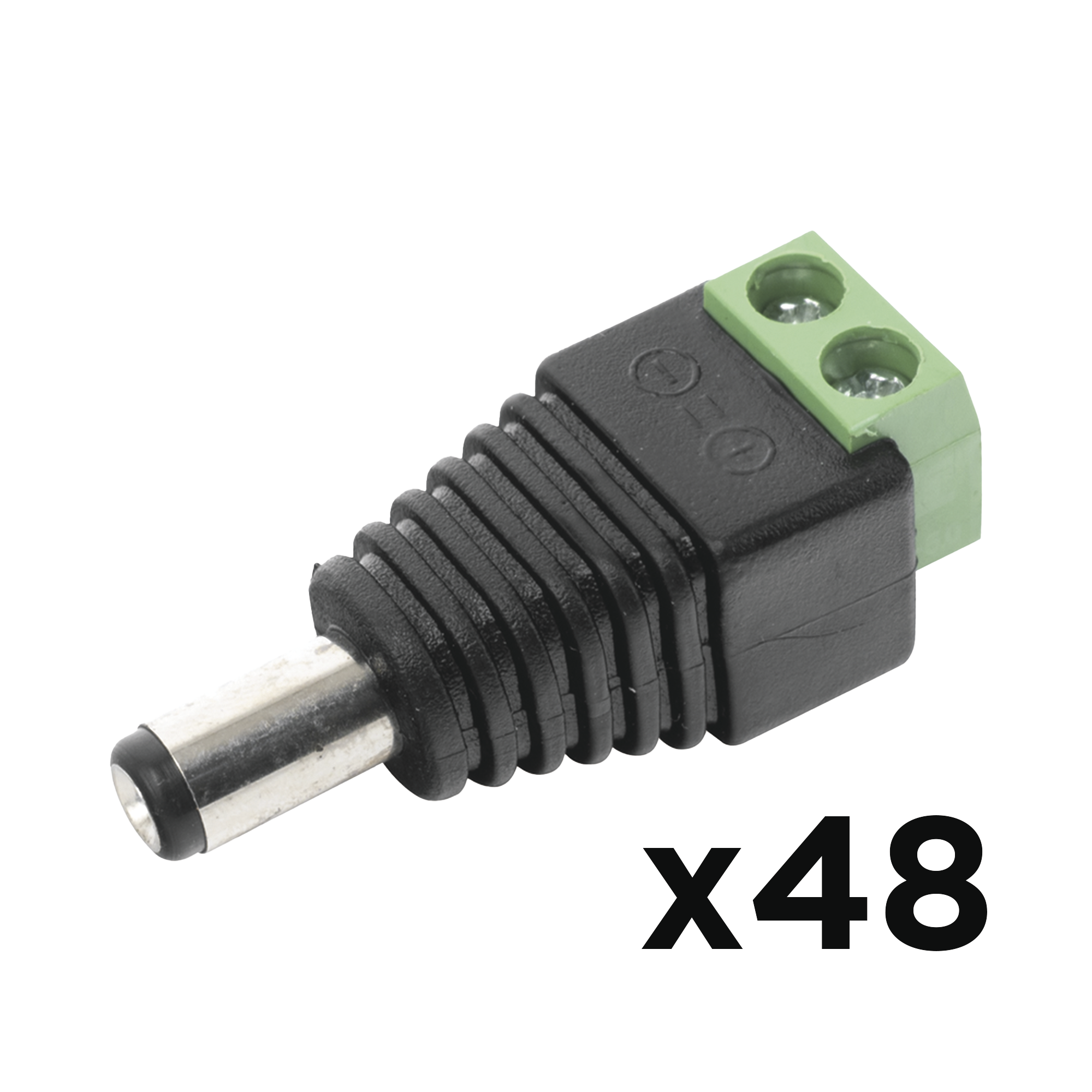 EPCOM POWERLINE PAQ48JR52 KIT DE 48 CONECTORES MACHO JR52 PARA ALIMENTACIÓN A 12 Vcc