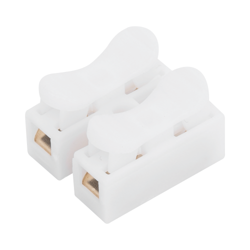 EPCOM POWERLINE PCON2 Conector tipo PUSH de 2 Contactos, Para una Conexión Rápida, Puentes de Cables