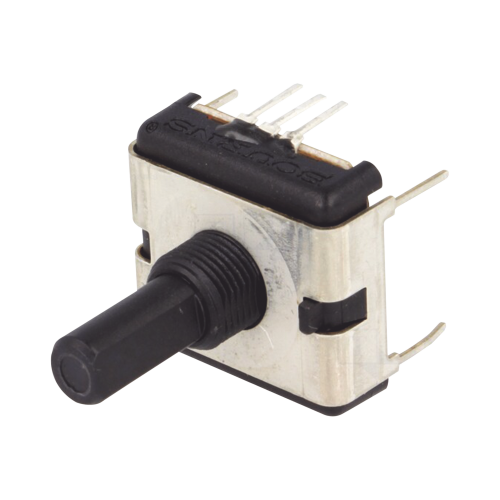 SYSCOM PCW1J-C28-KAB104L Potenciómetro Cuadrado de 22 mm, 100k Ohm, 3/4 Watt, 1 Vuelta, para Montaje en Panel del Monitor de Servicio R2600-D.