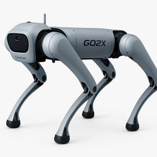 PERRO ROBOT BIÓNICO UNITREE GO2X PARA INSPECCIÓN CON INTELIGENCIA ARTIFICIAL Y CÁMARA INTEGRADA