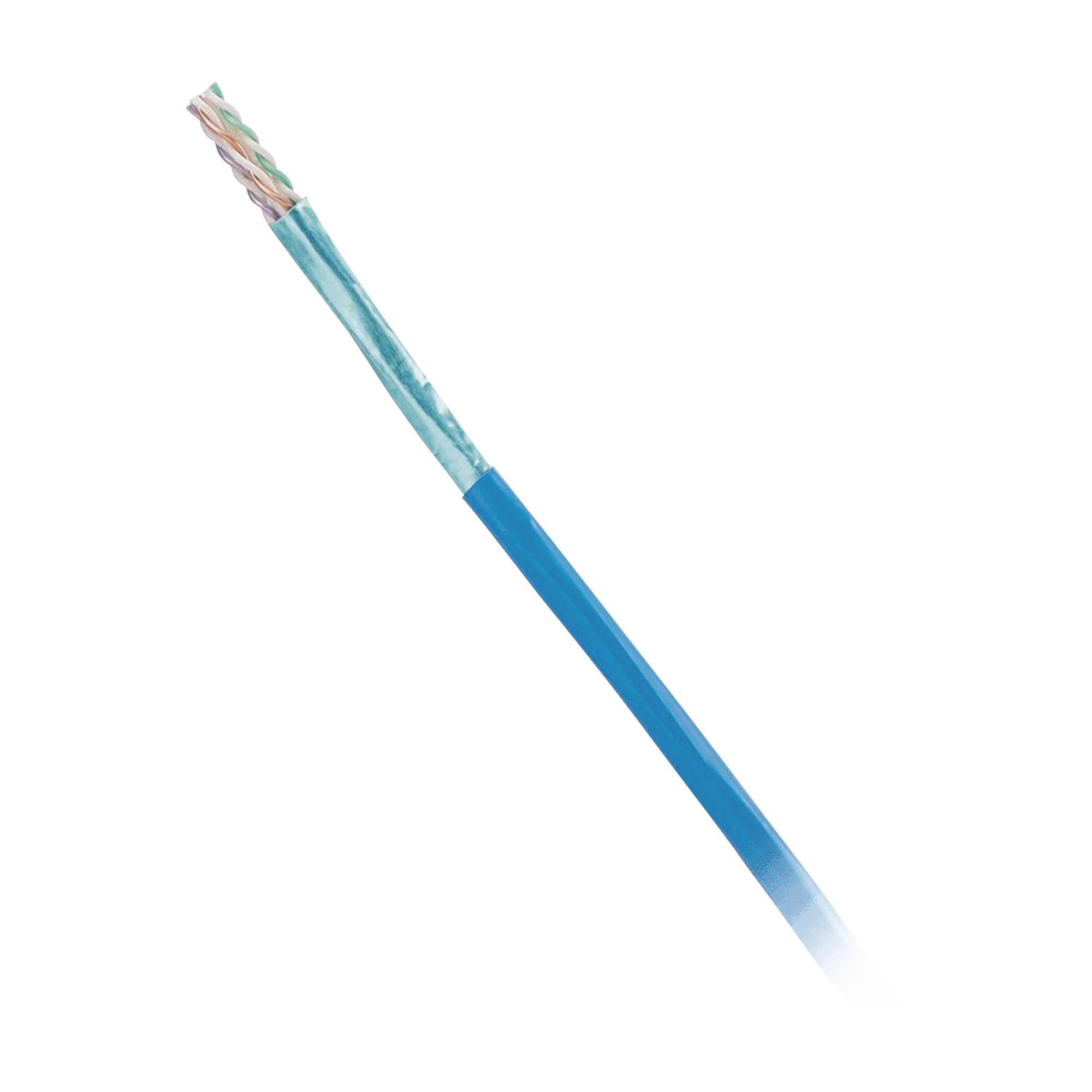 PANDUIT PFL6004BU-G Bobina de Cable Blindado F/UTP de 4 Pares, Cat6, LSZH (Libre de Gases Tóxicos), Color Azul, 305m