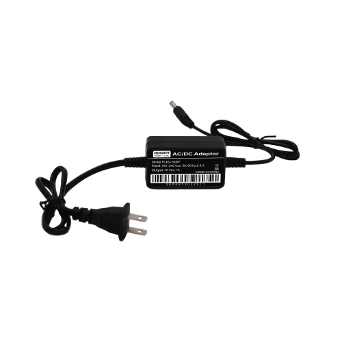 EPCOM POWERLINE PL-DC-1000T Adaptador de Pared de 12Vcc @ 1 A con cable y clavija Nema 1-15, 0.5 metros a la toma de alimentación, 0.5 metros a la conexión del dispositivo