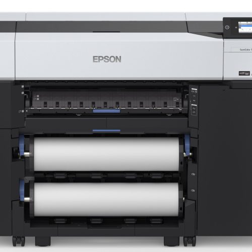 Epson SureColor T3770DE (SCT3770EDR) De 24 Pulgadas Doble Rollo O Rebobinador De 5 Tintas –