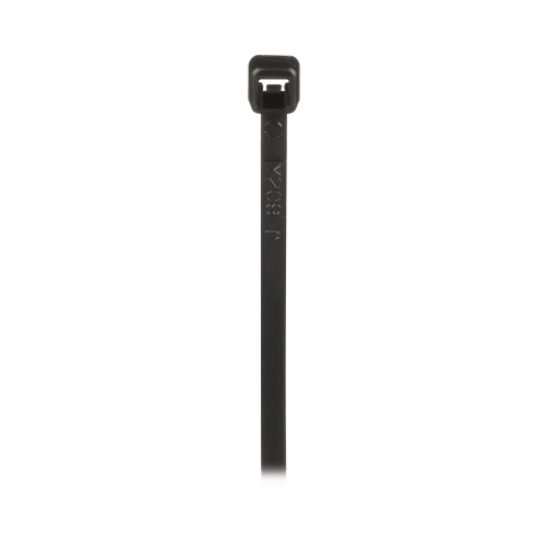 PANDUIT PLT2M-M0 Cincho de Nylon 6.6 de Bloqueo, 203 mm largo x 2.5mm ancho, Color Negro, Exterior Resistente a Rayos UV, Paquete de 1000pz