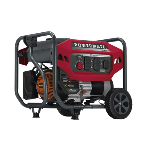 POWERMATE PM4500 Generador Inversor Portátil a Gasolina, 3.6 kW, 120Vca, Arranque Manual
