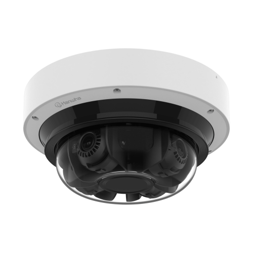Hanwha Techwin Wisenet PNM-C32083RVQ Camara Multi sensor 8MP x 4 CH con Inteligencia Artificial, Lente Motorizado de 3.3 a 5.7mm, WDR 120dB, Protección IP66, IK10, NEMA4X