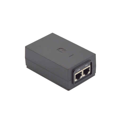 UBIQUITI POE-24-24W Adaptador PoE Ubiquiti de 24 VDC, 1.0 A Puerto Fast Ethernet