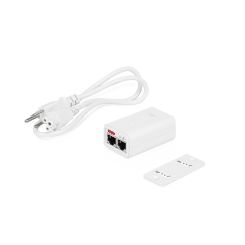 UBIQUITI POE-24-7W-G-WH Adaptador PoE Ubiquiti Gigabit de 24 VDC, 0.3 A