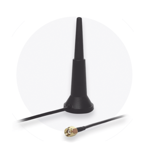 TELTONIKA PR1KRD30 Antena WiFi Doble Banda SMA, 3 dBi, Magnetica, cable 1.5M